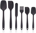 6 PIS SILICONE KITCHEN SPATULA (BLACK)