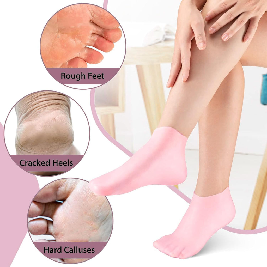 SILICONE MOISTURIZING SOCKS
