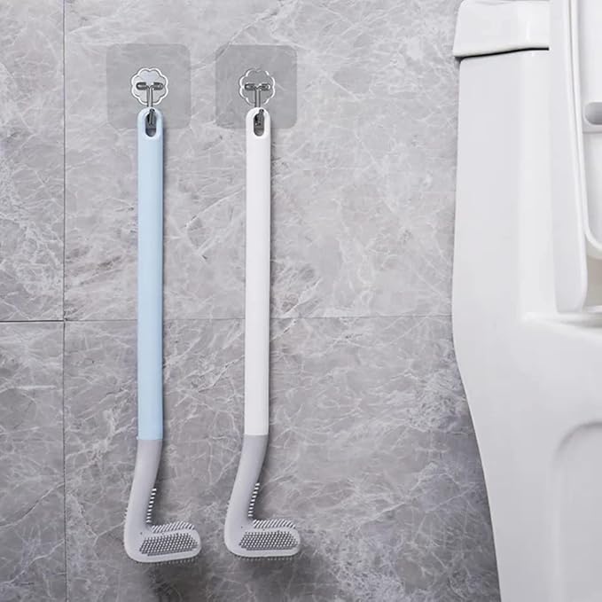 SILICONE L SHAPE TOILET BRUSH